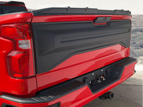 Chev SILVERADO 2019-2024 AIR DESIGN Tailgate Applique Panel - SATIN BLACK