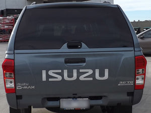 Painted Isuzu D-MAX 2012-2020 DC V2 Steel Canopy with Lift-Up Side Windows