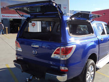 Painted Mazda BT-50 2012-2020 DC V2 Steel Canopy with Lift-Up Side Windows