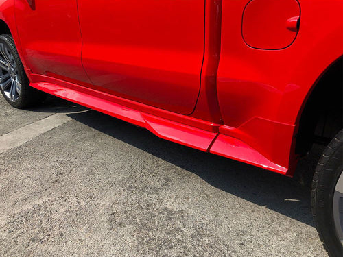 Chev SILVERADO 2019-2024 AIR DESIGN Side Skirts & Box Extensions Street for CREW CAB SHORT BOX (6 pieces) - PRIMED