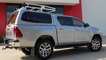Painted Toyota HILUX SR5 2015-2024 DC V2 Steel Canopy with Lift-Up Side Windows